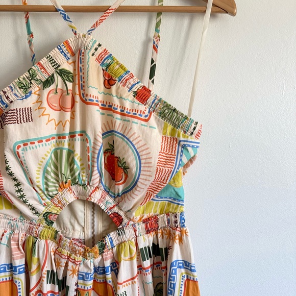 Petal & Pup Madeira Maxi Dress in Agata Fruit Print - Picture 5 of 9